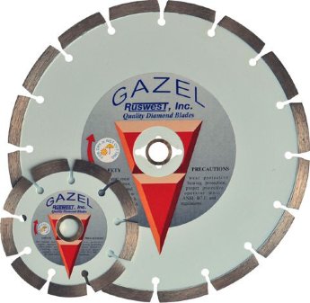 Отрезной алмазный круг  (GAZEL 1A1RSS 125x40x2,0x8x22,2x10     строит. материалы 1)  сухая  Master